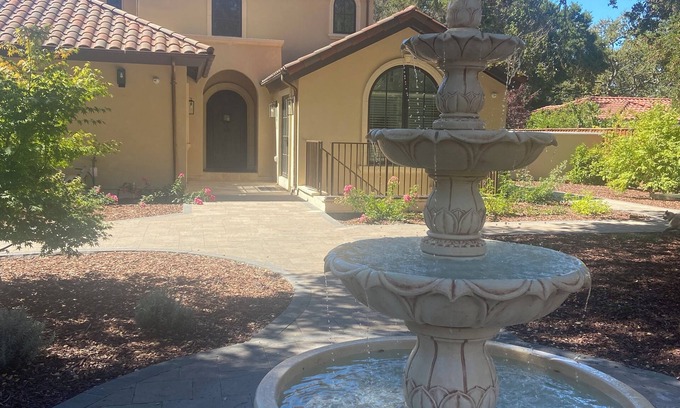 Atherton Apartment | ADU studio guesthouse unit in a brand new 2/3 acre Spanish mansion In Atherton