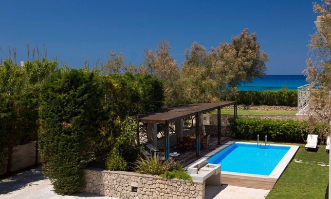 Agios Ioannis Villa | Aeriko-Anemos Beachfront Villa with Stunning View and Private Pool