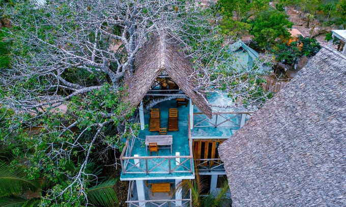 Fukuchani Villa | Afrikano Baobab Treehouse Oceanview 3 Bedrooms Villa - Sleeps up to 6 Adults