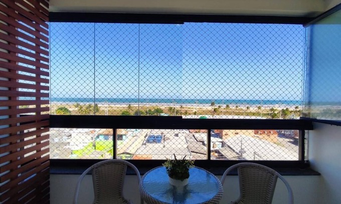 Atalaia Apartment | After a SEA VIEW with WiFi- behind the Caranguejo Walkway- Orla de Atalaia