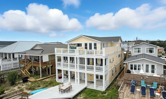 Carolina Beach House | After Dune Delight - Ocean Front Home with Private Decks and On-Site Beach Acces