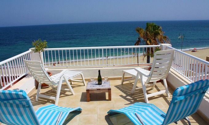 Aguilas House | AguilasBeachhouse -Seaview- Mountains-Castle-2Terraces -Air-con-Parking-Wifi1GB