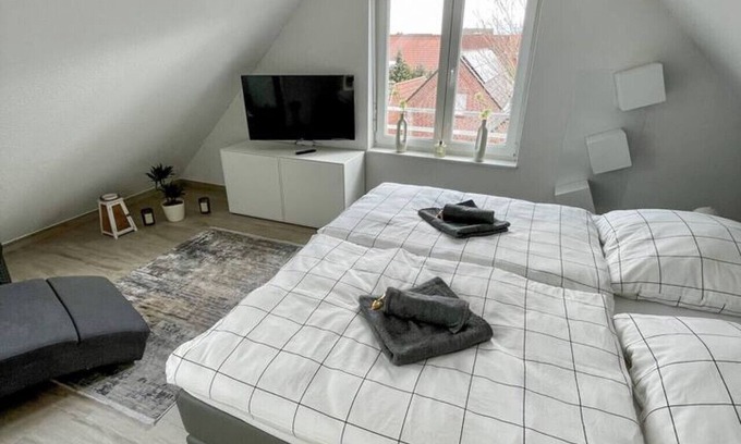 Ahaus Apartment | Ahaus: City oasis with terrace & private garage