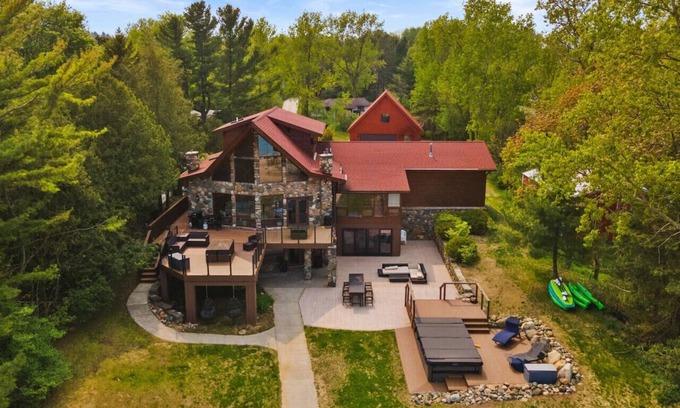 Port Sanilac House | Ainsley's Cove - Swim spa open all year!