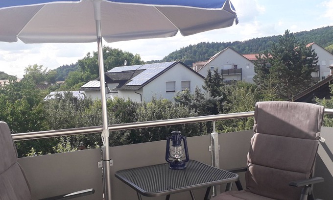Dietfurt Apartment | Air conditioning in the bedroom