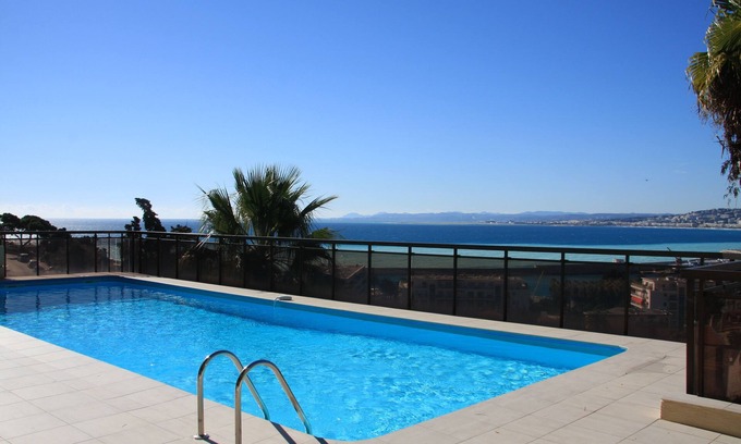 Lazaret Apartment | Air Conditioned Apartment with Panoramic Sea Views, Communal Pool & Free Parking