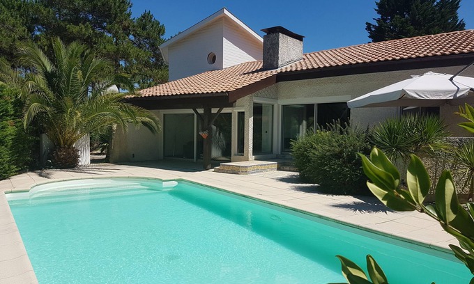 Biscarrosse Plage House | Air-conditioned "Carmen" villa with heated pool near the ocean