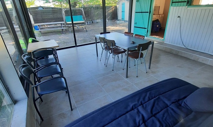 Serignan-Plage House | Air-conditioned house +garden +beach