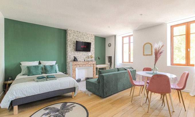 Serrieres Apartment | Air-conditioned Safari apartment with Rhône view 2/4pers