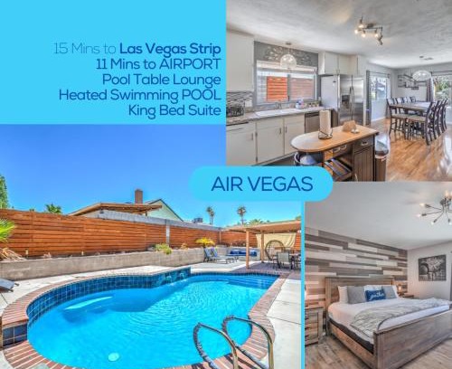 Green Valley North House | AIR VEGAS Heated Pool, Pool Table, 15 min STRIP