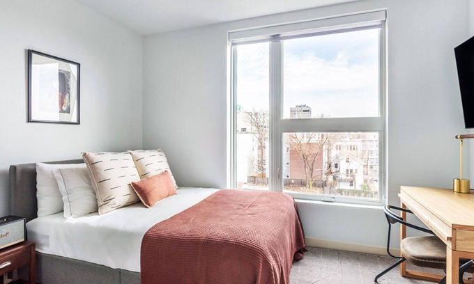 Central Square Apartment | Airy Central Square Studio w/Doorman, near Charles River, by Blueground
