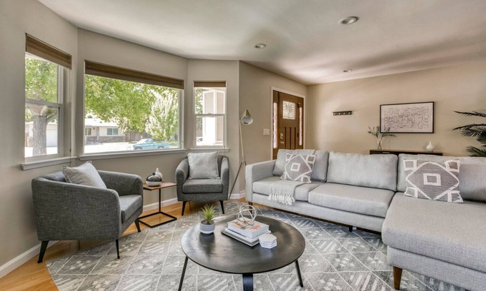 West San Jose House | Airy San Jose 4BR w/Garage, Backyard + Patio, nr Tech, by Blueground