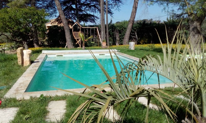 Grand Sud House | Aix countryside, 1.5 km from the center, air conditioned, heated swimming pool in season