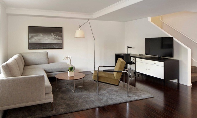 Beverly Hills Apartment | AKA Residences Premium Duplex Townhouse w/Private Entrance, Kitchen, & WiFi