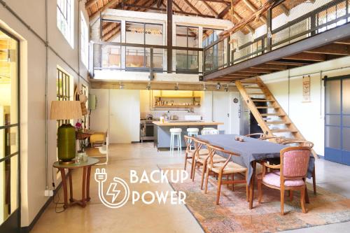 Waterfall Villa | Alegria Barn Self-catering house -Solar Power