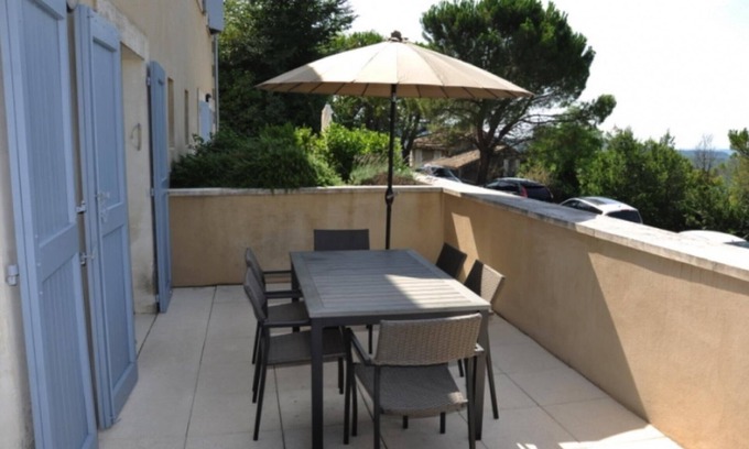 Bonnieux Apartment | ALL COMFORT, modern, NICE TERRACE, BEAUTIFUL VIEW of MONT VENTOUX