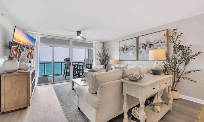 Crescent Beach Condo | All New Oceanfront Luxury w Lazy River