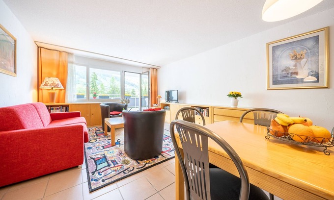 Vulpera Apartment | Allegra and welcome to the Chasa Plavna 403