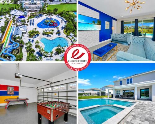 West Kissimmee House | Alluring Home Near Disney With Themed, Media And Game Room With Waterpark & Resort Access At Encore Resorts Reunion - 232Au
