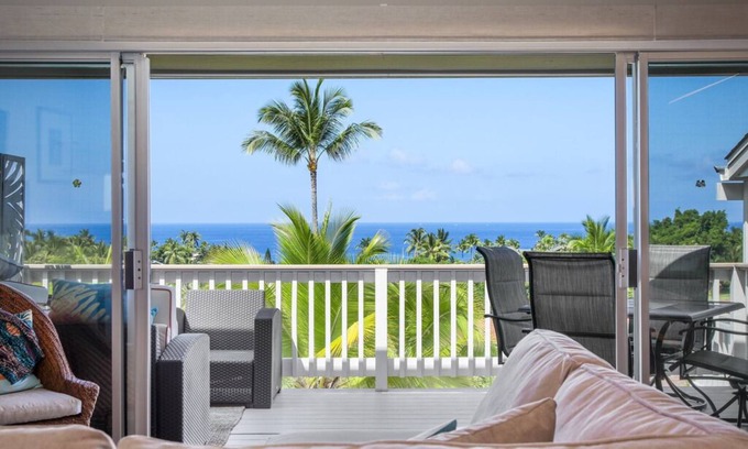 Keauhou Condo | Aloha Condos, Keauhou Resort, Condo 118, Ocean View, AC