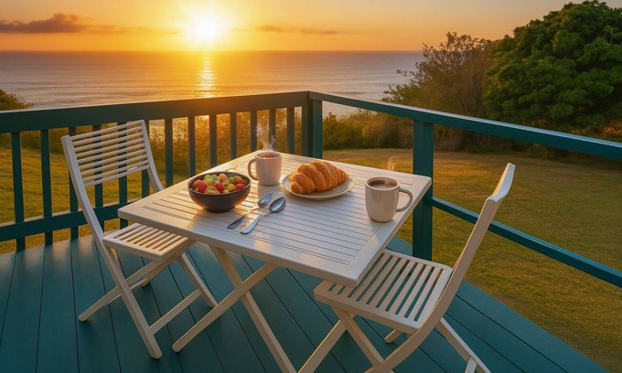 Papaaloa Cabin | Aloha Magic Cottage Farm Stay, Rustic Farm Cottage W/180° Sunrise & Ocean Views