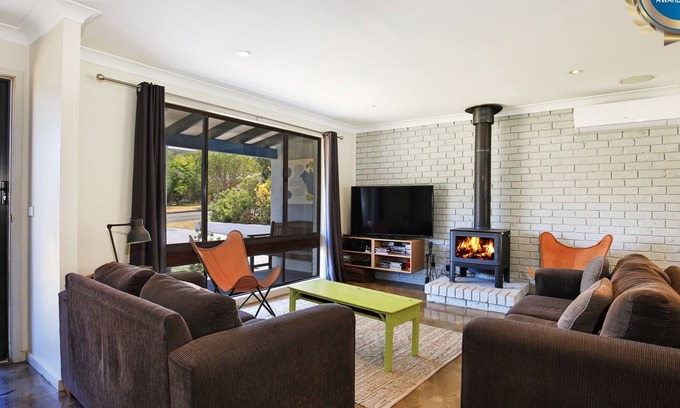 Shoalhaven Heads House | Aloha - Short Drive to Berry & The Beach - Fireplace and Firepit