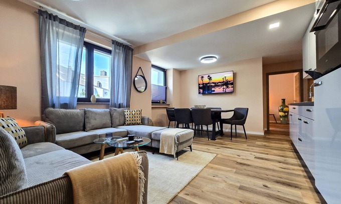 Dortmund Apartment | Alpha Apartments: 3BR Grand Space, Urban Harmony