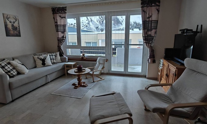 Leukerbad Apartment | Alpine Siesta - family-friendly vacation apartment within walking distance of the thermal spa