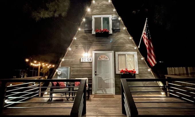 Overgaard House | Altitude Adjustment- Cozy little A-frame cabin