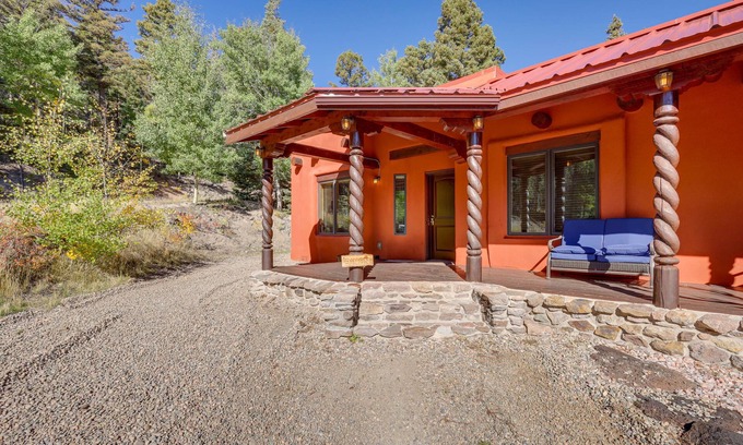 Amalia Cabin | Amalia Mountain Getaway w/Deck, Fireplace!