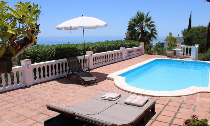 Torrox Villa | Amazing 3bd Villa at Costa del Sol with private pool and stunning seaview