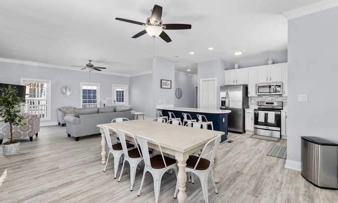 Cherry Grove Beach House | Amazing Channel Retreat Private Heated Pool Luxury Outdoor Living & Pet Friendly
