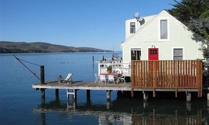 Marshall Cottage | Amazing Cottage Sitting Directly on Tomales Bay. Dogs OK.
