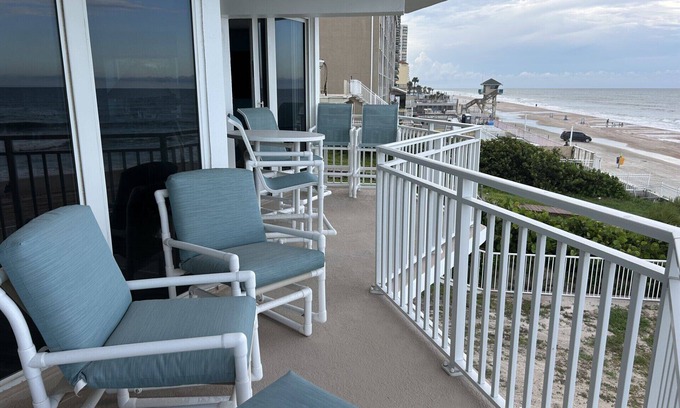 Daytona Beach Shores Condo | Amazing Oceanfront 3BR/3BA Condo with Incredible Views!
