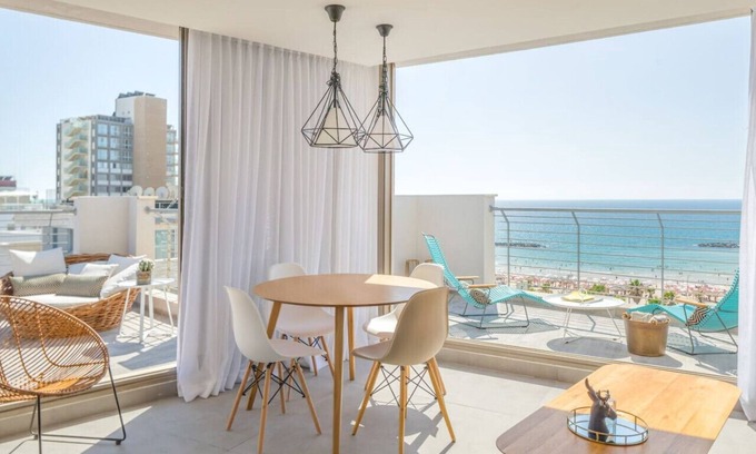 Tel Aviv Promenade Apartment | Amazing Sea View Penthouse with Jacuzzi
