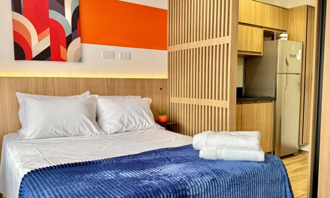 Matriz Apartment | Amazing studio in Elysia, complete with parking space and air conditioning.