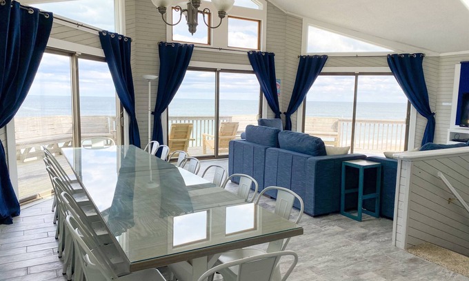 South Nags Head House | Amazing Views! Large Oceanfront! 3 King Master Bedrooms!
