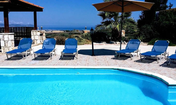 Peristerona Villa | Amazing views of Ocean, Akamas Peninsular, Evretou Damn from this private villa