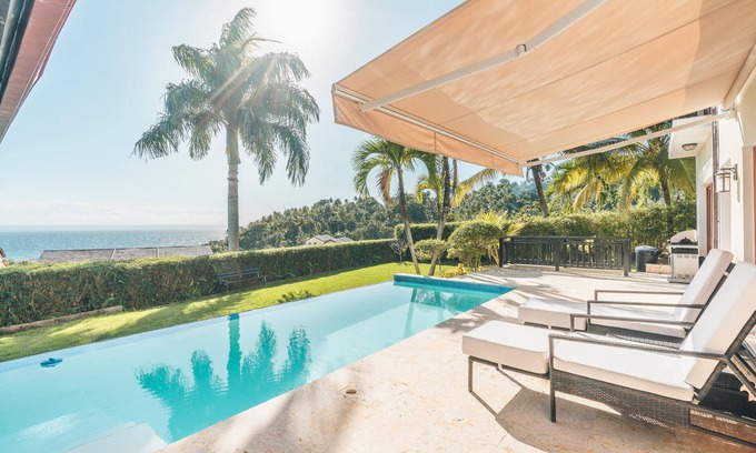 Puerto Bahia Villa | Amazing villa w/pool/bbq and ocean view at Samana