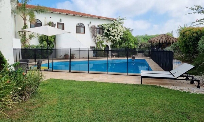 Caesarea Villa | Amazing Villa with Fenced Pool Garden