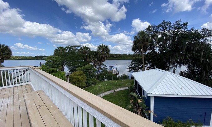 Greater Palm River Point CDC House | Amazing waterfront vacation home in Tampa -Gated, Heated pool