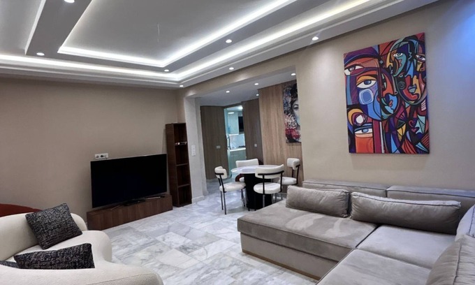 Malabata Apartment | Amber Nights - Cozy Luxe Stay ; a 2-bedroom apartment in lovely Tanger
