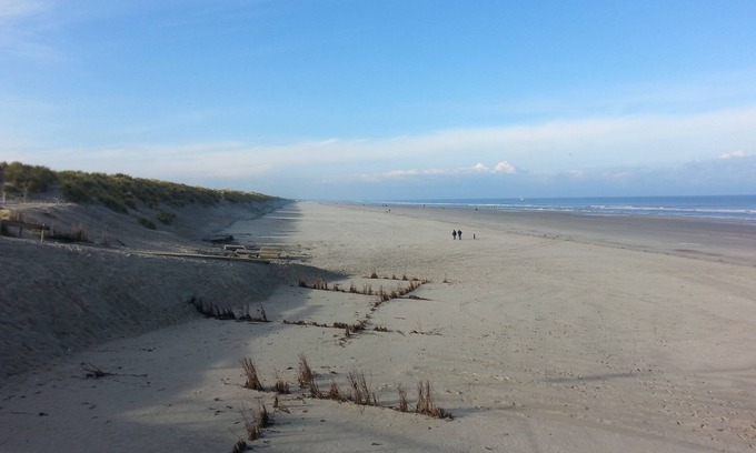 Municipality of Ameland Apartment | Ameland - apartment with balcony to the south side with a view of meadows and the village of Buren