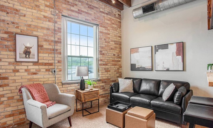 Grand Rapids Apartment | Amenities Galore - Riverfront Loft | Downtown GR
