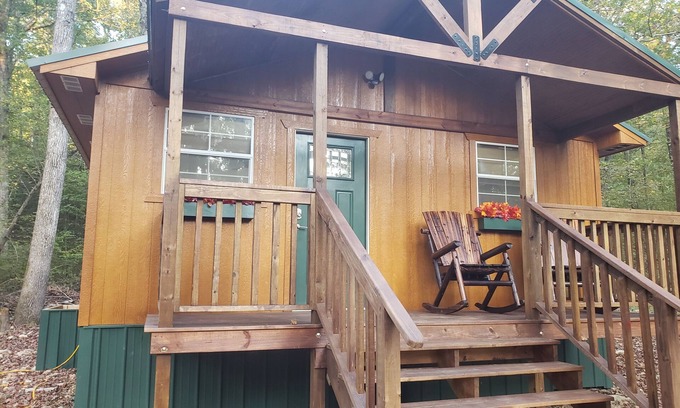 Mena Cabin | AMRock Cabin - Direct access to Ouachita National Forest and Wolf Pen Gap