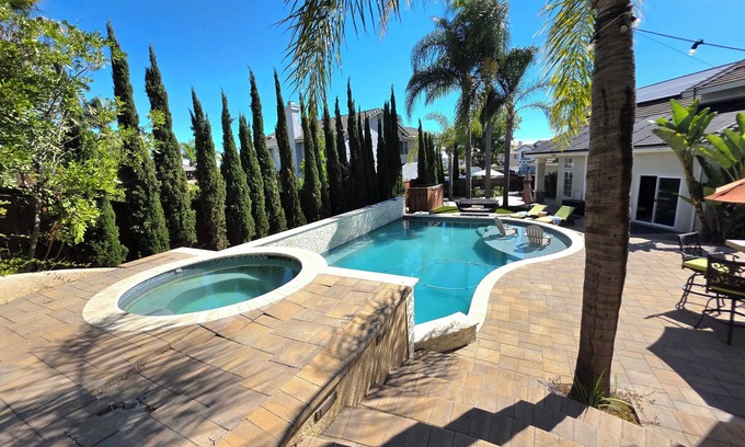Rancho Penasquitos House | An Artist's Dream 3-Bedroom Retreat with Pool, Hot Tub, Firepit, BBQ island
