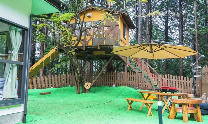 Kannami House | An authentic tree house a private dog run BBQ a/Tagatagun Shizuoka