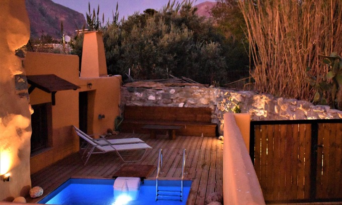 Lefkogeia Villa | An enchanting antique stone villa in South Rethymno, 2 km away from the beach
