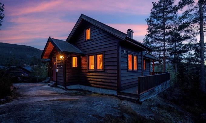 Vradal House | An ideal Norwegian holiday home for up to 6-8 people with a sauna and great views!
