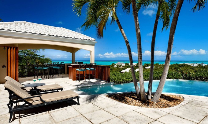 The Bight Villa | An Oasis of Privacy with "the best view on Provo" and path to Grace Bay